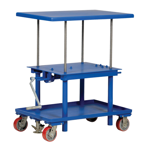 Hydraulic Lift Table, 24" L x 36" W, Steel, 2000 lbs. Capacity Seaboard Timber Mart