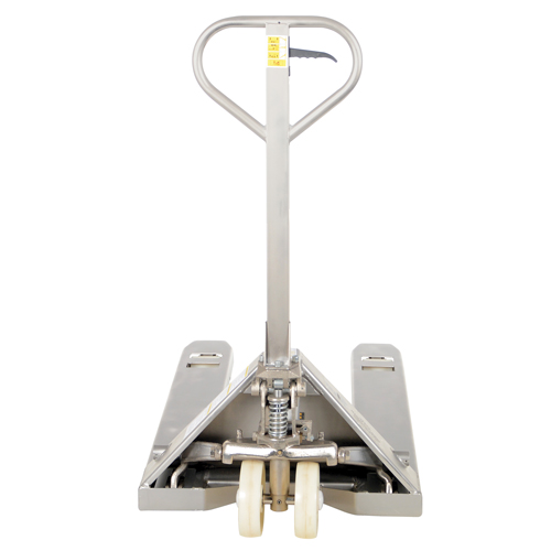 Pallet Truck, Stainless Steel, 48" L x 27" W, 5500 lbs. Capacity Seaboard Timber Mart