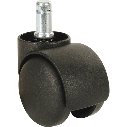 Twin Wheel Caster (300/400 Series), Swivel, 2" (51 mm) Dia., 75 lbs. (34 kg.) Capacity Seaboard Timber Mart