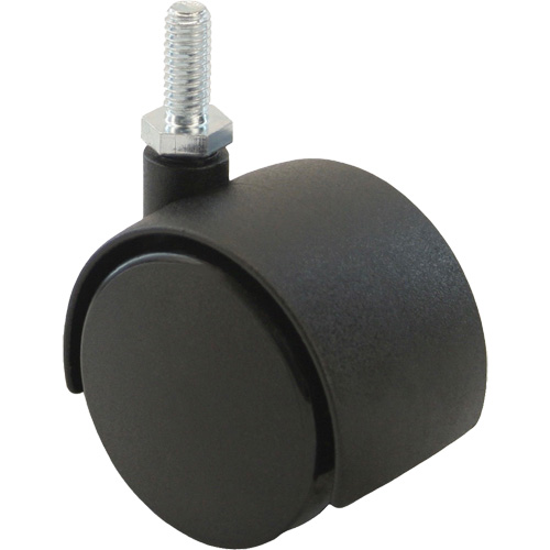 Twin Wheel Caster (300/400 Series), Swivel, 2" (51 mm) Dia., 75 lbs. (34 kg.) Capacity Seaboard Timber Mart