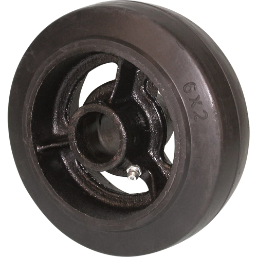 Heavy-Duty EMaxx Kingpin Caster, Swivel, 4" (101.6 mm), Mold-on Rubber, 400 lbs. (181 kg.) Seaboard Timber Mart