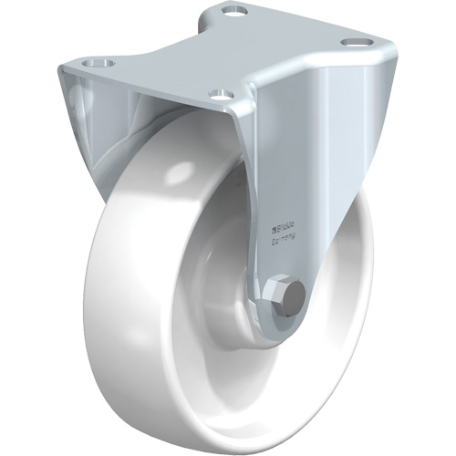 White Caster, Rigid, 5" (127 mm), Polyamide, 275 lbs. (125 kg.) Seaboard Timber Mart