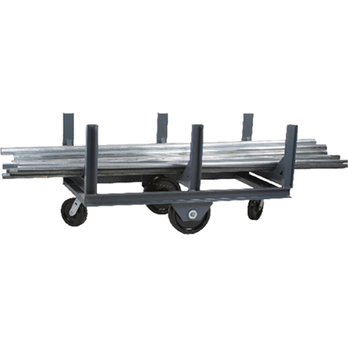 Bar Cradle Truck, 96" L x 28" W x 29" H, 4000 lbs. Capacity, Phenolic Wheels Seaboard Timber Mart