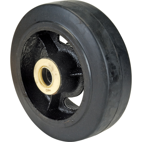 Rubber Wheels, 6" (152 mm) Dia. x 2" (51 mm) W, 550 lbs. (249 kg.) Capacity Seaboard Timber Mart