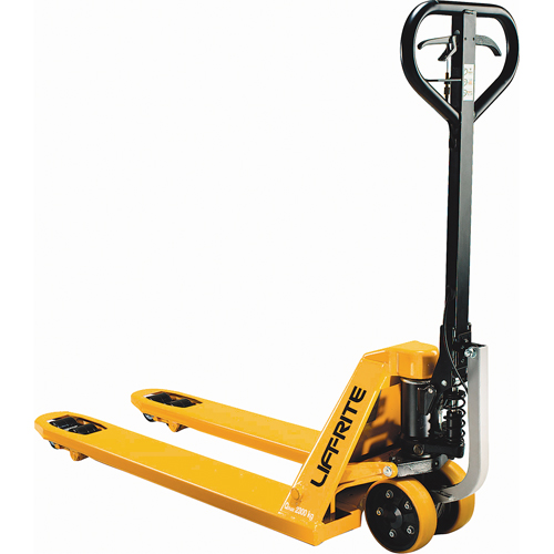 Power-Start Technology Pallet Trucks, Steel, 48" L x 27" W, 5000 lbs. Capacity Seaboard Timber Mart