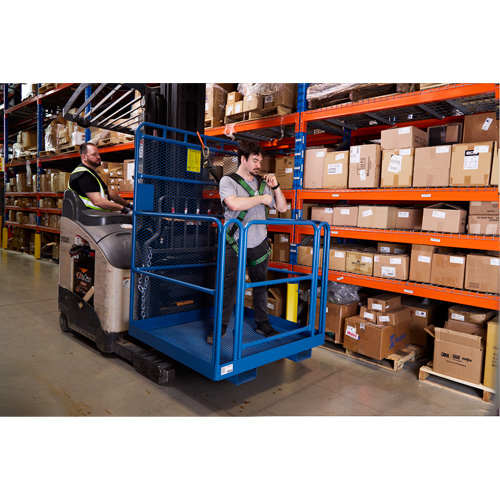 High Work Maintenance Platform, 48" W x 48" D x 72" H, 1000 lbs. Capacity, Steel Seaboard Timber Mart