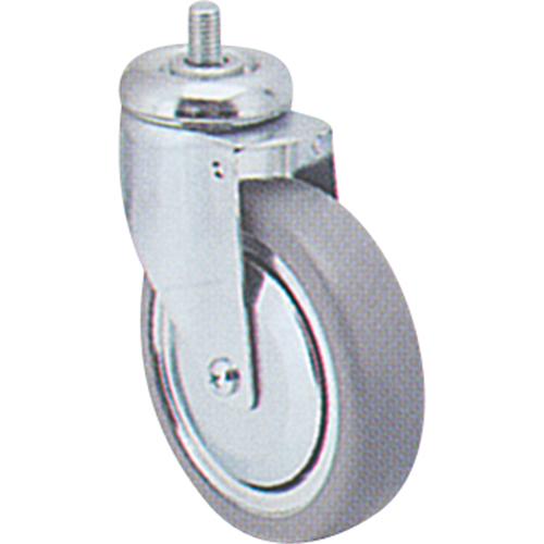 Zinc Plated Caster, Swivel, 4" (102 mm) Dia., 200 lbs. (91 kg.) Capacity Seaboard Timber Mart