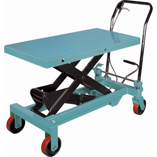 Heavy-Duty Hydraulic Scissor Lift Table, 39-3/8" L x 20-1/8" W, Steel, 1650 lbs. Capacity Seaboard Timber Mart