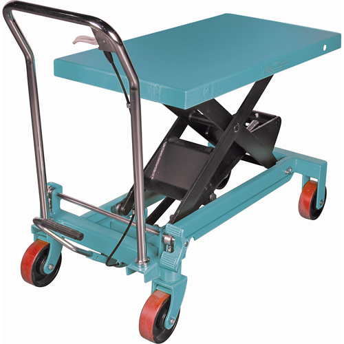 Heavy-Duty Hydraulic Scissor Lift Table, 39-3/8" L x 20-1/8" W, Steel, 1650 lbs. Capacity Seaboard Timber Mart
