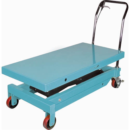 Heavy-Duty Hydraulic Scissor Lift Table, 48" L x 24" W, Steel, 1545 lbs. Capacity Seaboard Timber Mart