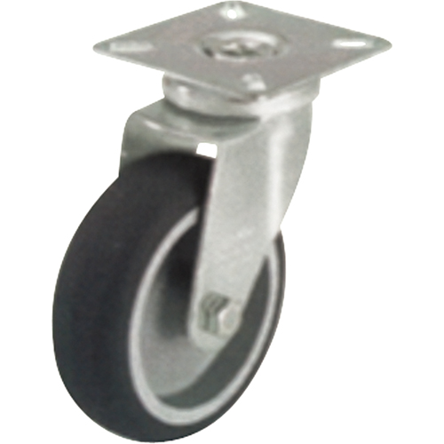 Caster, Rigid, 2" (51 mm), Thermoplastic Rubber, 110 lbs. (50 kg.) Seaboard Timber Mart