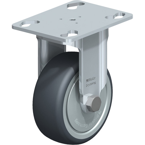 Caster, Rigid, 3-1/8" (79.5 mm), Thermoplastic Rubber, 130 lbs. (59 kg.) Seaboard Timber Mart