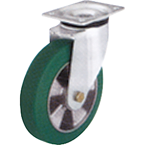 Softhane&reg; Medium Duty Casters, Swivel, 4" (101.6 mm), Polyurethane, 550 lbs. (249.5 kg.) Seaboard Timber Mart