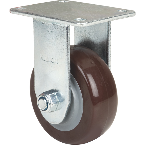 Roulette, Fixe, 4" (101,6 mm), Polyur&eacute;thane, 440 lb (199,58 kg) Seaboard Timber Mart