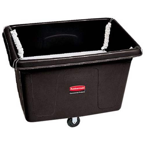 Chariot conteneur avec plateforme sur ressorts, Poly&eacute;thyl&egrave;ne, 44-1/16" lo x 31" la x 32-1/2" h, Volume 14 pi³, Capacit&eacute; 500 lb Seaboard Timber Mart