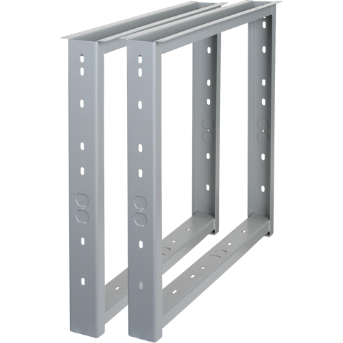 &eacute;tabli - Pieds, Acier, 28" p x 32" h, Paire Seaboard Timber Mart