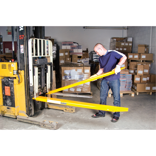 Fork Extensions, 72" L x 5" W, For Fork Width of 4" Seaboard Timber Mart