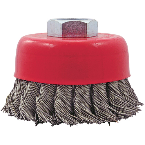 CK3201T Brosse fils nou&eacute;s torsad&eacute;s, 3" dia. x 5/8"-11 arbre Seaboard Timber Mart