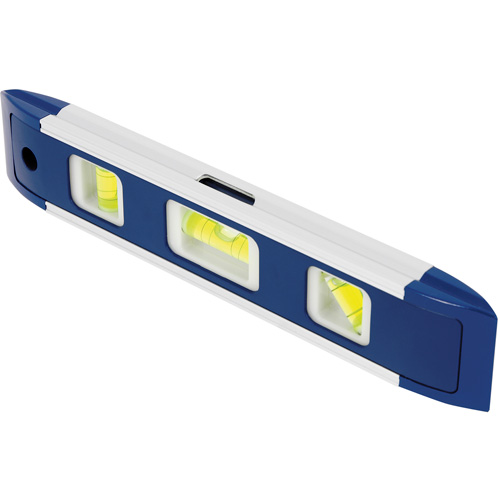 Niveau torpille, 9" lo, Aluminium, 3 fioles, Magn&eacute;tique Seaboard Timber Mart