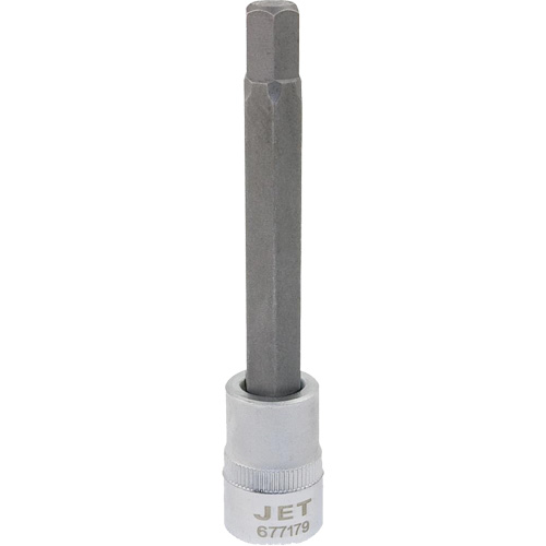 Bit Socket, Hex, 10 mm x 4" L, 3/8" Drive Seaboard Timber Mart
