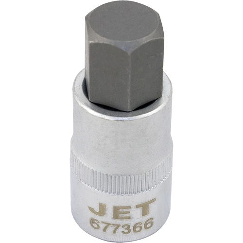 Douille &agrave; embout, Hexagonale, 12 mm x 2" lo, Prise 1/2" Seaboard Timber Mart