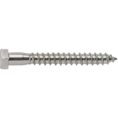 Lag Bolt, 5/16" x 4" L, Zinc Plated Seaboard Timber Mart
