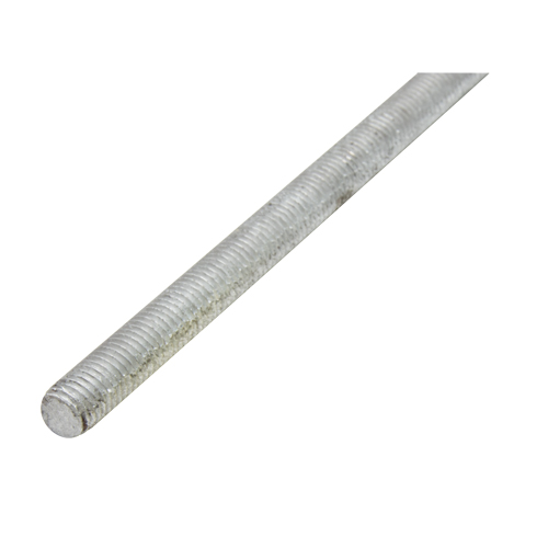 Threaded Rod, 1/4"-20, 36" L, Galvanized, Grade 2 Grade Seaboard Timber Mart
