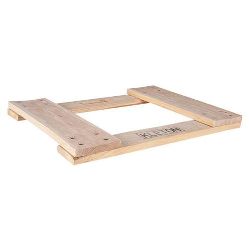 Cadre de socle roulant en bois dur, Roues en Non compris, Capacit&eacute; de 900 lb, 18" la x 24" p x 1,5" h Seaboard Timber Mart