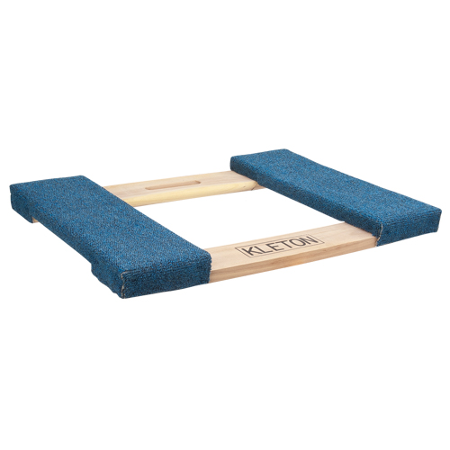 Cadre de socle roulant en bois dur &agrave; bouts avec tapis, Cadre en Bois, 18" la x 24" lo, Capacit&eacute; 900 lb Seaboard Timber Mart