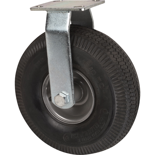 Heavy-Duty Platform Truck - Replacement Casters, Rigid, 10" (254 mm), Pneumatic, 400 lbs. (181 kg.) Seaboard Timber Mart