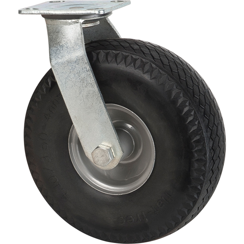 Roulettes anticrevaisons, Pivotant, 10" (254 mm), Anticrevaison, 300 lb (136 kg) Seaboard Timber Mart