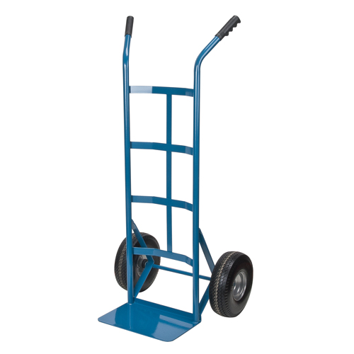 All-Welded Hand Truck, Dual Handle, Steel, 46" Height, 600 lbs. Capacity Seaboard Timber Mart