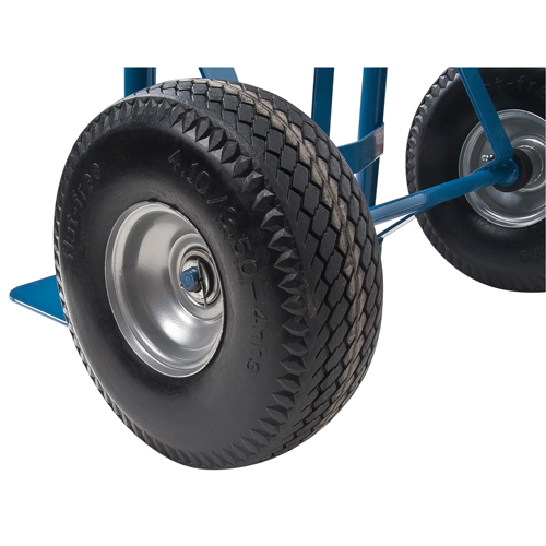 All-Welded Hand Truck, Dual Handle, Steel, 46" Height, 600 lbs. Capacity Seaboard Timber Mart