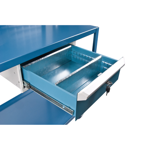 Mobile Service Cart, 2 Tiers, 24" W x 57" H x 40" D, 1200 lbs. Capacity Seaboard Timber Mart