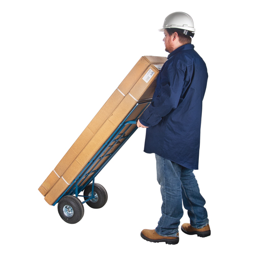 Load Retention Hand Truck, Dual Handle, Steel, 53" Height, 600 lbs. Capacity Seaboard Timber Mart