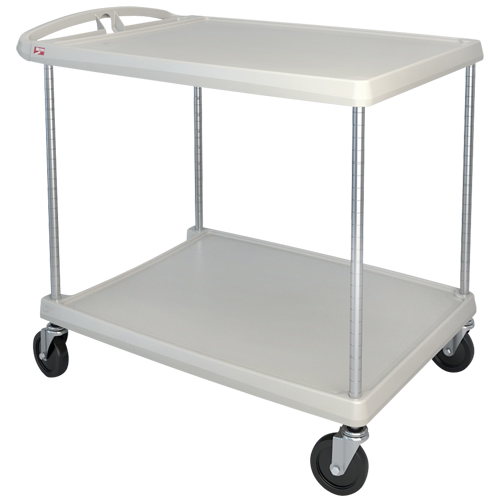 myCart Utility Cart, 2 Tiers, 26" x 36-7/8" x 36", 400 lbs. Capacity Seaboard Timber Mart