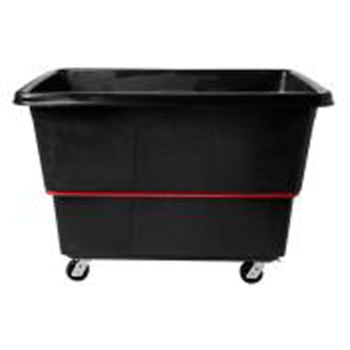 Heavy-Duty Utility Truck, Black Recycled Plastic, 59"/34-5/8" L x 34"/59-1/64" W x 42-1/16"/42-7/8" H, 27 cu. ft. Volume, 1200 lbs. Capacity Seaboard Timber Mart