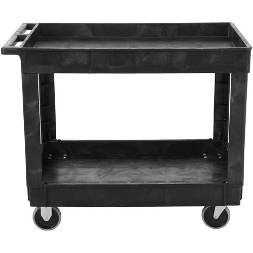Chariot utilitaire avec poign&eacute;e, 2 tiers, 40" x 32-1/4" x 24", Capacit&eacute; 500 lb Seaboard Timber Mart