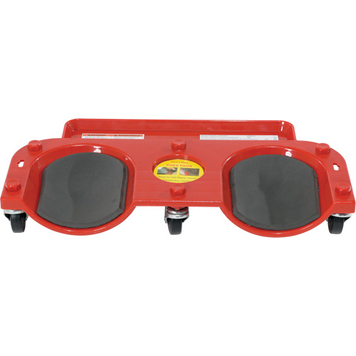 Rolling Knee Dolly, Plastic, Red, 350 lbs. Capacity Seaboard Timber Mart