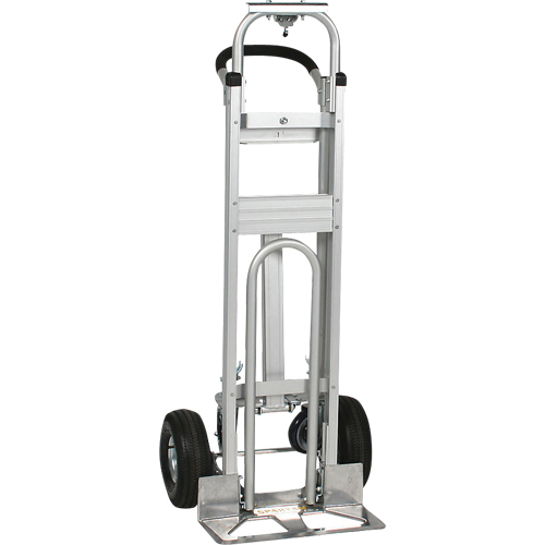 Three-Position Spartan III Convertible Hand Truck, Aluminum, 750 lbs. Capacity Seaboard Timber Mart