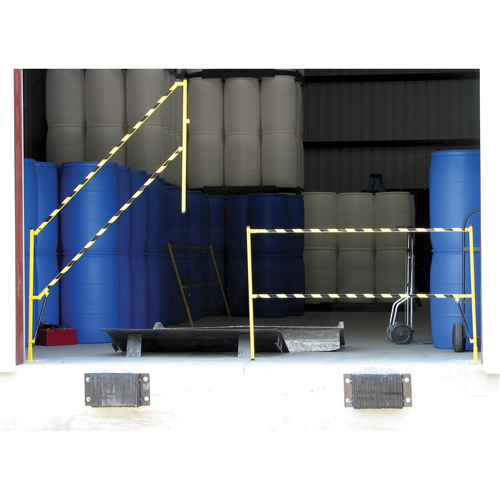 Barri&egrave;re &agrave; bascule de s&eacute;curit&eacute;, 10' lo x 42-5/8" ha, 159" &eacute;lev&eacute;e, Jaune Seaboard Timber Mart