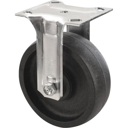 Emaxx RollX Glass Fill Caster, Rigid, 4" (101.6 mm), Nylon, 1200 lbs. (544.3 kg.) Seaboard Timber Mart