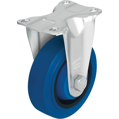 Caster, Rigid, 5" (127 mm), Hard Rubber, 400 lbs. (181 kg.) Seaboard Timber Mart