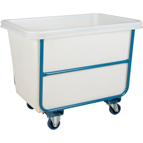 Tapered Wall Box Truck, White Polyethylene, 43" L x 30" W x 34" H, 16 cu. ft. Volume, 1000 lbs. Capacity Seaboard Timber Mart