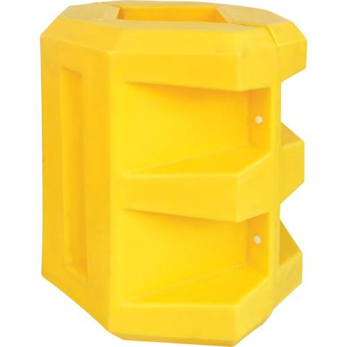 Short Column Protector, 8" x 8" Inside Opening, 24" L x 24" W x 24" H, Yellow Seaboard Timber Mart