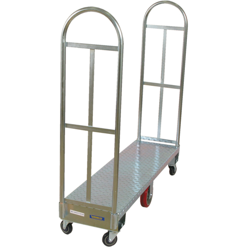 U-Boat Platform Truck, 60" L x 18" W, 1750 lbs. Capacity, Polyurethane Casters Seaboard Timber Mart