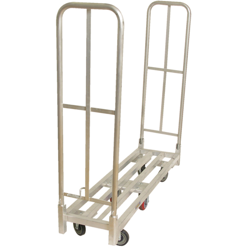 U-Boat Platform Truck, 59-1/2" L x 16" W, 1750 lbs. Capacity, Polyurethane Casters Seaboard Timber Mart