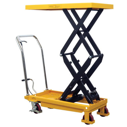 Hydraulic Scissor Lift Table, 19.5" L x 35.5" W/35-1/2" L x 19-1/2" W, Steel, 770 lbs. Capacity Seaboard Timber Mart