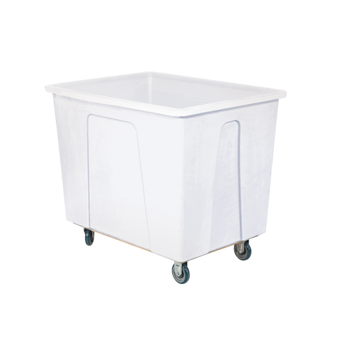Box Truck, White Polyethylene, 46" L x 34" W x 40" H, 25 cu. Ft. Volume, 600 lbs. Capacity Seaboard Timber Mart