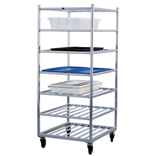 Shelf Cart, 7 Tiers, 28-1/2" W x 69" H x 32" D, 525 lbs. Capacity Seaboard Timber Mart